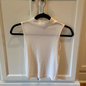 Topshop fitted ribbed crop top